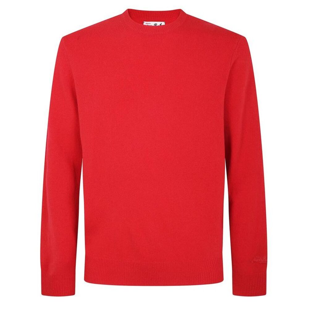 MC2 SAINT BARTH Crew Neck Sweater Men RED Sweaters & Cardigans